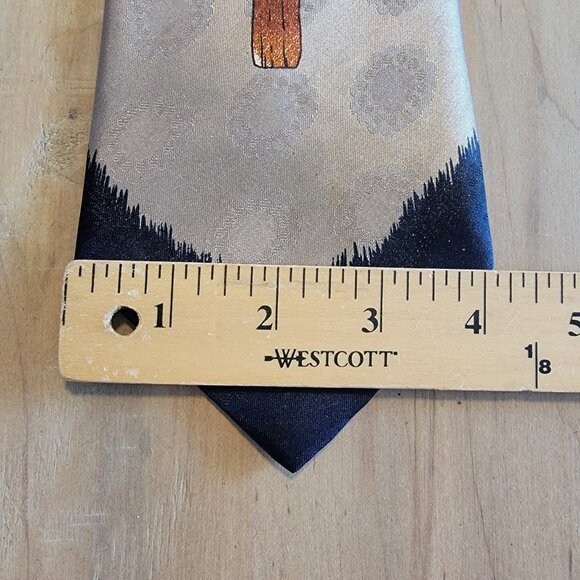 Vintage Dino‎ Romaro Handmade Religious Holy Bible Church Tie ~ Polyester - Picture 6 of 6